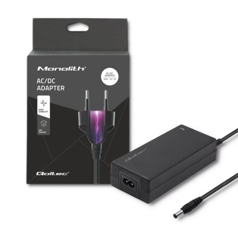 Zasilacz desktopowy 60W | 12V | 5A | 5.5*2.1 |+kabel zasilający Qoltec