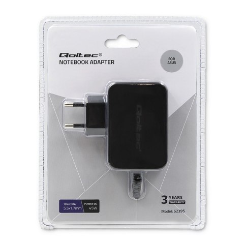 Zasilacz do Asus 33W | 19V | 1.75A | Special micro USB Qoltec