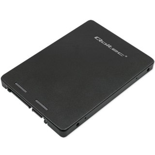 Adapter na dysk M.2 SSD | SATA NGFF do SATA III | 2TB | Super speed 6Gb/s | Czarny Qoltec