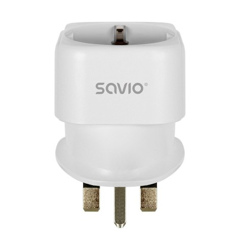 Adapter podróżny, gniazdo EU - wtyk UK AP-04 Savio