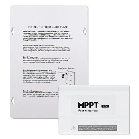 Solarny regulator ładowania MPPT z czujnikiem temperatury 40A | 12V/24V | LCD | 2xUSB | Bluetooth | APP | GEL | LiFePO4 Qoltec