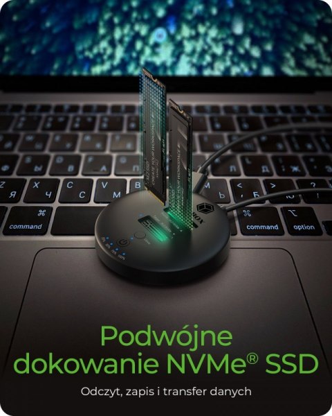 Stacja klonująca+dockująca dla 2xNVMe M.2SSD IB-1612MCL-C31 IcyBox