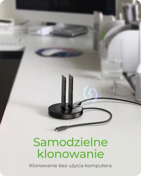 Stacja klonująca+dockująca dla 2xNVMe M.2SSD IB-1612MCL-C31 IcyBox