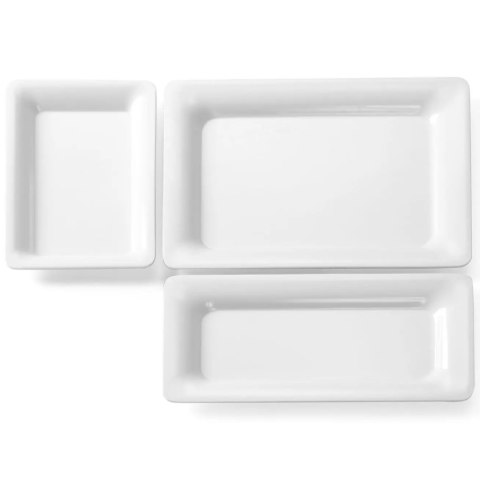 Taca ekspozycyjna bufetowa do potraw z melaminy GN2/4 wys. 20mm biała - Hendi 566053 Hendi