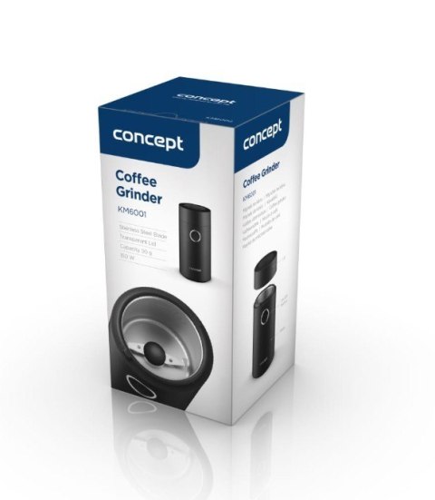 Młynek do kawy czarny KM6001 Concept
