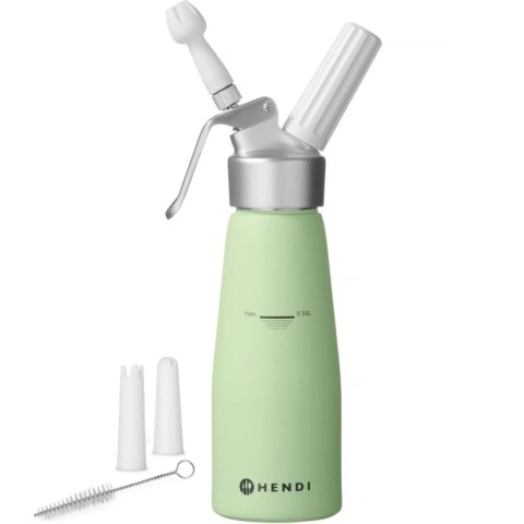Syfon do bitej śmietany Pistacjowy 0,5 L - Hendi 975879 Hendi