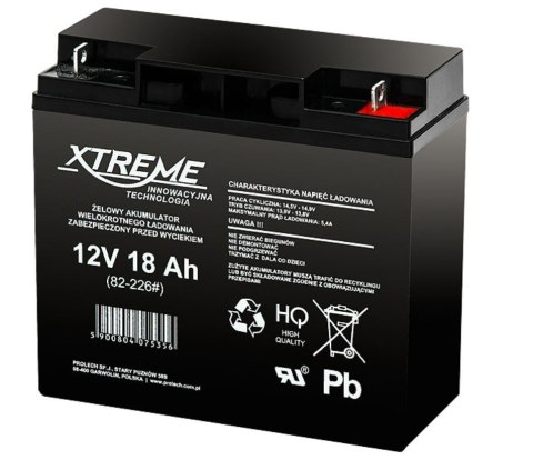 Akumulator żelowy 12V 18Ah XTREME BLOW