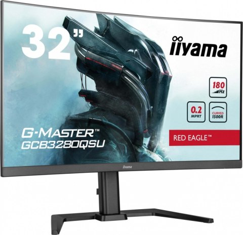 Monitor 32 cale GCB3280QSU-B2,VA,QHD,180Hz,1500R,0.2ms,4xUSB,350cd IIYAMA