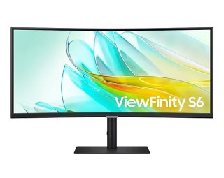 Monitor 34 cale ViewFinity S65UA VA 3440x1440 UWQHD 21:9 1xHDMI 1xDP 1xUSB-C 90W 3xUSB-A 5ms 100Hz HAS+PIVOT zakrzywiony głośnik Samsung