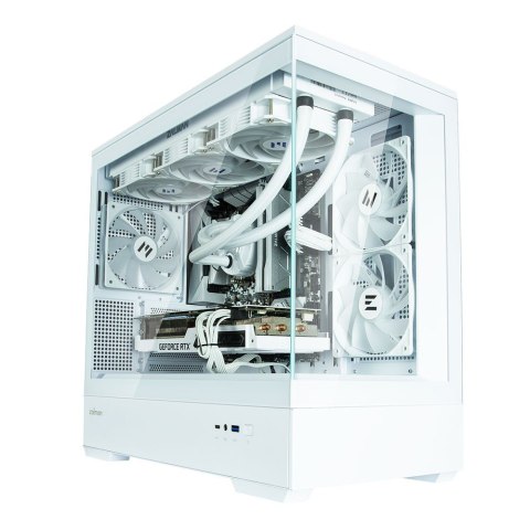 Obudowa P30 V2 MicroATX Mini Tower 3 FansRGB Biała Zalman