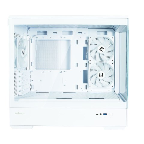 Obudowa P30 V2 MicroATX Mini Tower 3 FansRGB Biała Zalman