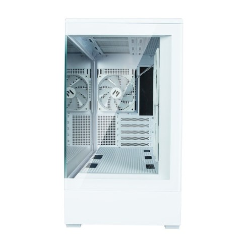 Obudowa P30 V2 MicroATX Mini Tower 3 FansRGB Biała Zalman