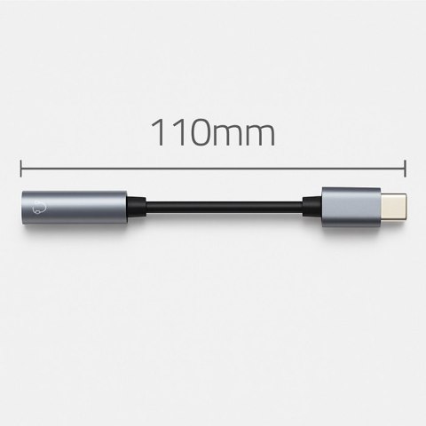 Adapter USB-C | Jack 3.5mm | 10 cm Qoltec