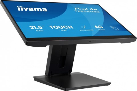 Monitor 21.5 cala T2254MSC-B2AG POJ.10PKT., IPS, POWŁOKA AG, 300cd, FHD, HDMI, DP, 2xUSB, 7H IIYAMA