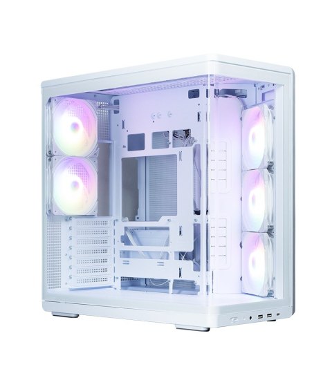 Obudowa P60 Mid-Tower 5x ARGB fans biała Zalman