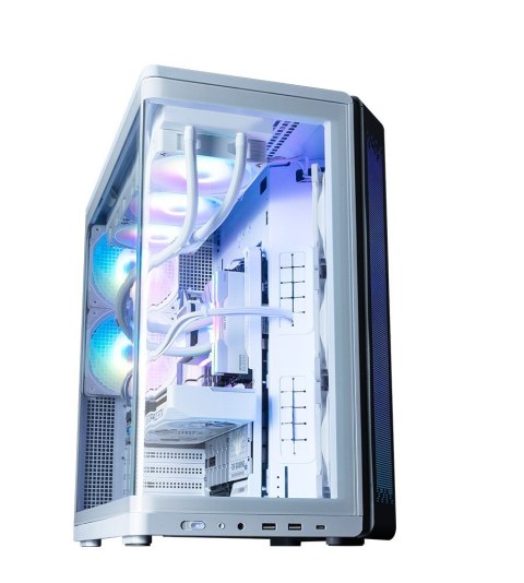 Obudowa P60 Mid-Tower 5x ARGB fans biała Zalman