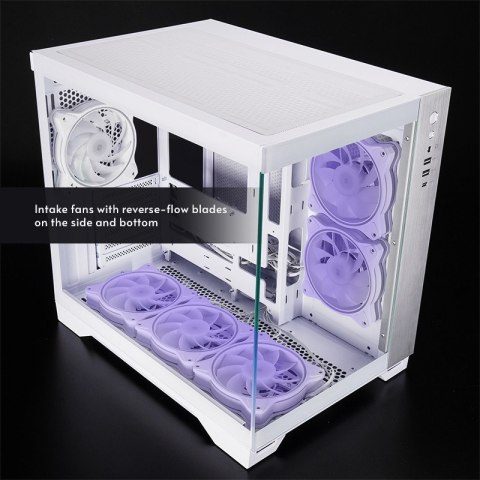 Obudowa VISIO GM-30W-T G-OP 6xwentylator ARGB biała Chieftec