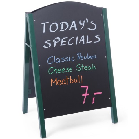 Tablica informacyjna reklamowa MENU wolnostojąca do restauracji 700x1100mm - Hendi 664100 Hendi