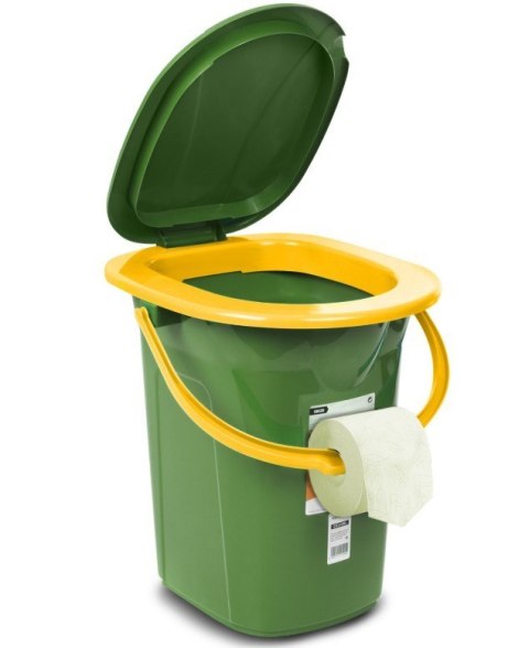 Toaleta turystyczna GB320GO ciemnozielono-pomarańczowa GreenBlue