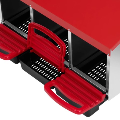 Gniazdo dla kur niosek ścienne 4 komory STAL 52 x 107.5 x 49 cm WIESENFIELD