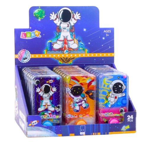 Gra Wodna Zręcznościowa Kosmonauta Kosmos Kółeczka Mix LEAN TOYS