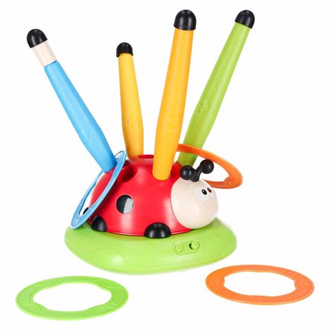 Gra zręcznościowa dla dzieci skakanka wyrzutnia rzut do celu biedronka 4w1 Kik Sp. z o. o. Sp. k.