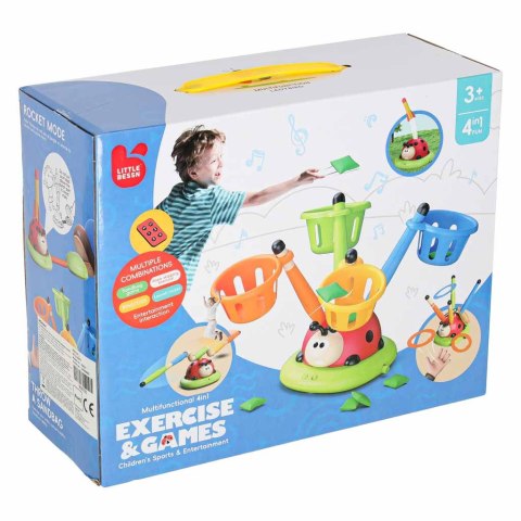 Gra zręcznościowa dla dzieci skakanka wyrzutnia rzut do celu biedronka 4w1 Kik Sp. z o. o. Sp. k.