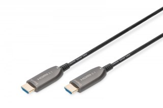 Kabel połączeniowy hybrydowy AOC HDMI 2.1 Ultra High Speed 8K/60Hz UHD HDMI A/HDMI A M/M 30m Czarny Digitus