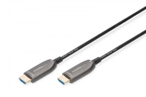 Kabel połączeniowy hybrydowy AOC HDMI 2.1 Ultra High Speed 8K/60Hz UHD HDMI A/HDMI A M/M 30m Czarny Digitus
