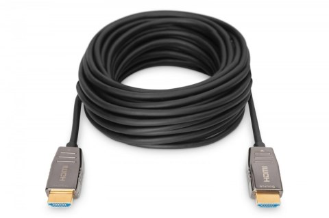 Kabel połączeniowy hybrydowy AOC HDMI 2.1 Ultra High Speed 8K/60Hz UHD HDMI A/HDMI A M/M 30m Czarny Digitus
