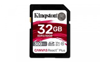 Karta pamięci SD 32GB Canvas React Plus 300/260 UHS-II U3 Kingston