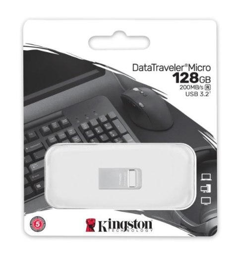 Pendrive Data Traveler Micro G2 128GB USB 3.2 Gen1 Kingston