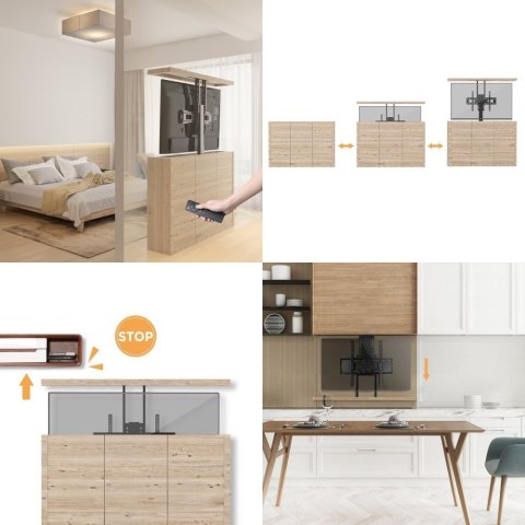 Stand uchwyt elektryczny Wysuwany Do TV MC-866 Maclean