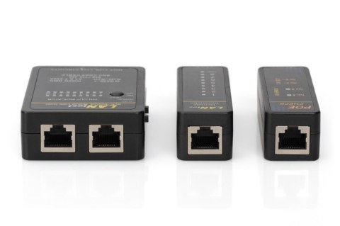 Tester kabli sieciowych i komunikacyjnych (RJ45, RJ12, RJ11, BNC) Digitus