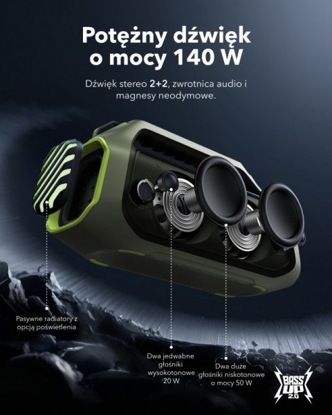 Głośnik Soundcore Boom 2 Plus Zielony Anker