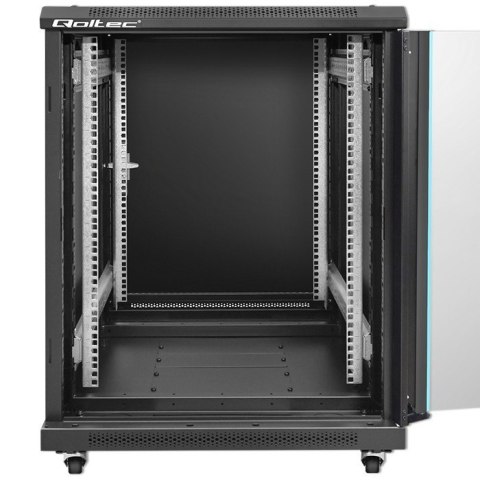 Szafa RACK 19" | 15U | 600 x 600 x 855 | stalowa obudowa Qoltec