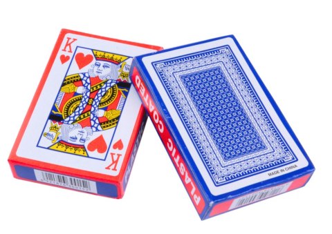 Karty Do Gry Klasyczne Powlekane 54 Szt LEAN TOYS