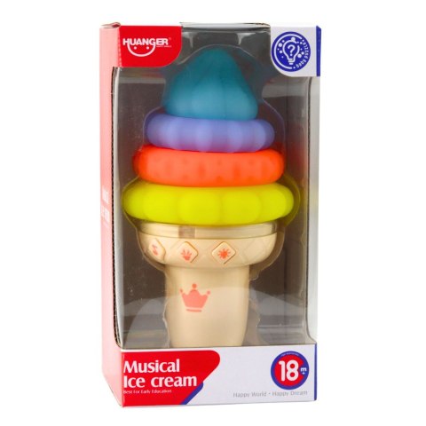Muzyczny Lód Zabawka Edukacyjna Dla Malucha Światła Dźwięki LEAN Toys