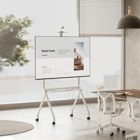 Stojak do TV na kółkach MC-114W Maclean