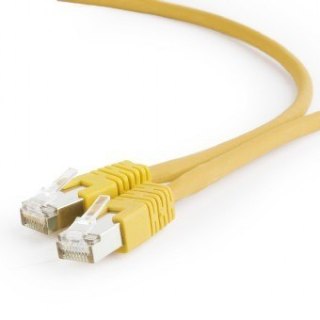 Patch cord Kat.6A S/FTP LSZHCU 0.25m żółty Gembird