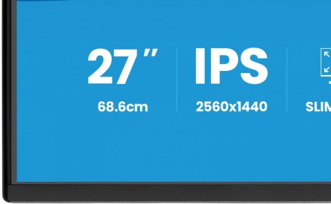 Monitor 27 cali XB2792QSU-B1 IPS,QHD, HAS (150) PIVOT, 120Hz,HDMI,DP, 350cd,1500:1, cienkie ramki, 2xUSB 3.2, ErP IIYAMA