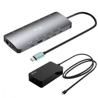 Stacja dokująca USB-C Metal Nano 3x Display Dock 2x HDMI 1x USB-C video Power Delivery 140W + i-tec Universal Charger 140 W I-tec