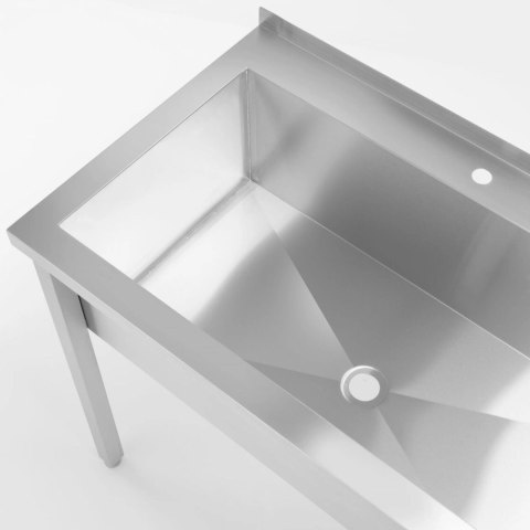 Basen zlew gastronomiczny jednokomorowy Budget Line STAL 800 x 600 x 850 cm - Hendi 811009 Hendi