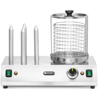 Podgrzewacz do hot-dogów bułek parówek 4 szpikulce 550 W Hendi