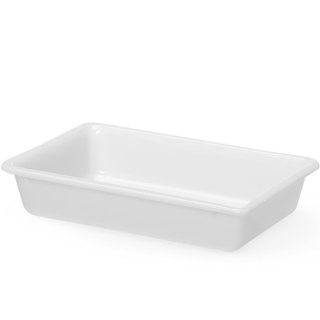 Pojemnik do panierowania płaski 3 l 340x235x70 mm - biały Hendi