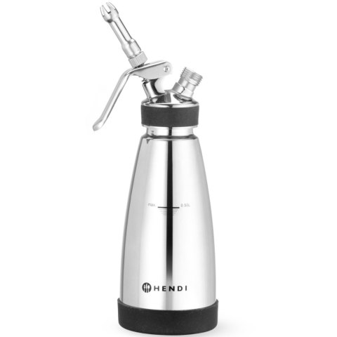 Termo syfon do sosów ciepłych i zimnych 3 końcówki 0.5 l śr. 95x275 mm Hendi