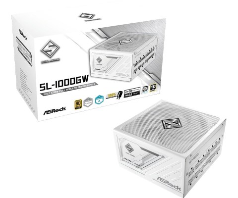 Zasilacz SL-1000GW 1000W 80PLUS GOLD modularny ASRock