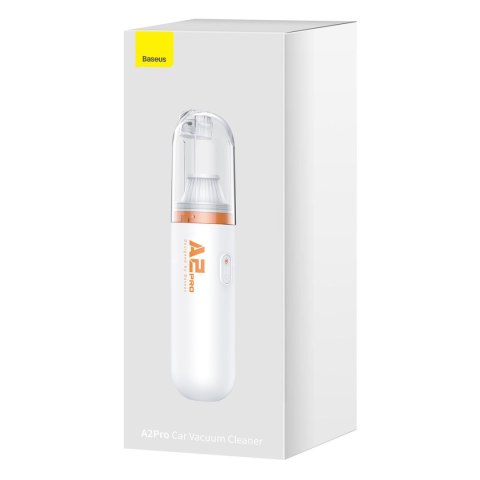Bezprzewodowy odkurzacz samochodowy Baseus A2 PRO 80W - biały BASEUS
