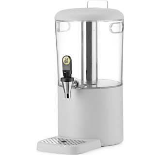 Dyspenser dozownik chłodzący do soków napojów UNIQ 4 l - biały Hendi