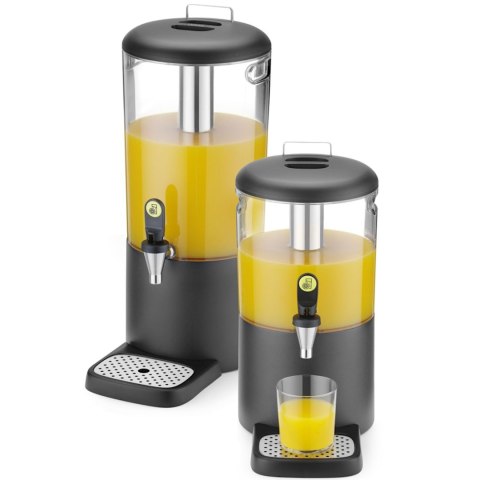 Dyspenser dozownik chłodzący do soków napojów UNIQ 4 l - czarny Hendi